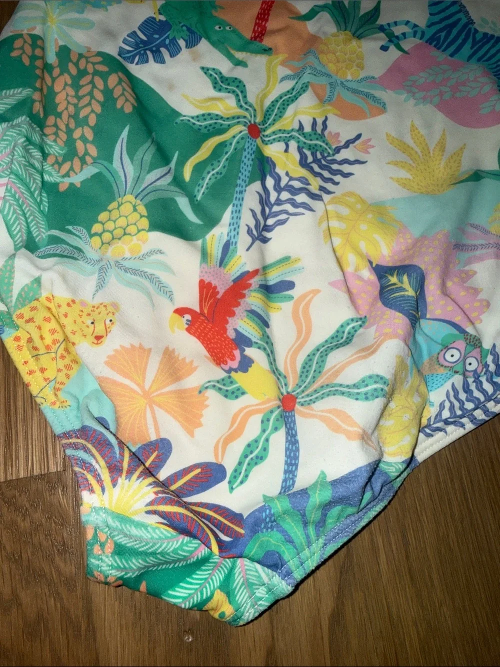 Mini Boden Jungle Theme One-Piece Swimsuit